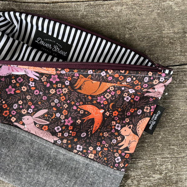 Woodland Friends Notions Pouch - Large