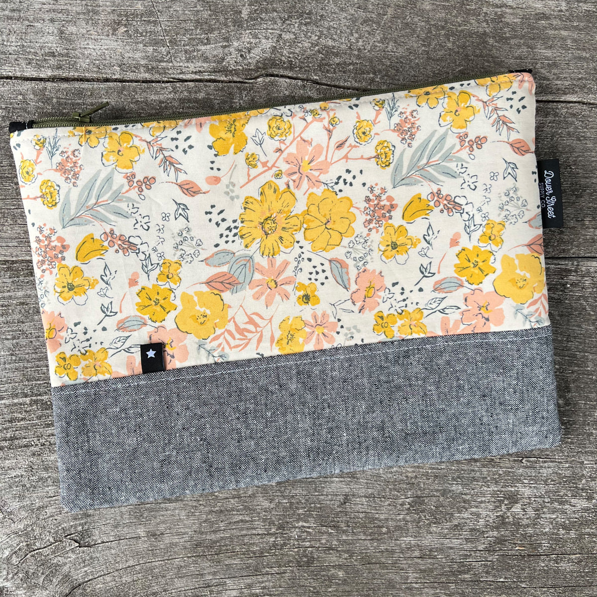Summer Blooms Notions Pouch - Large