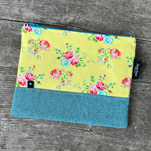 Spring Flowers Notions Pouch - Medium