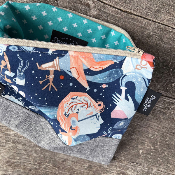 Women in STEM Notions Pouch - Medium