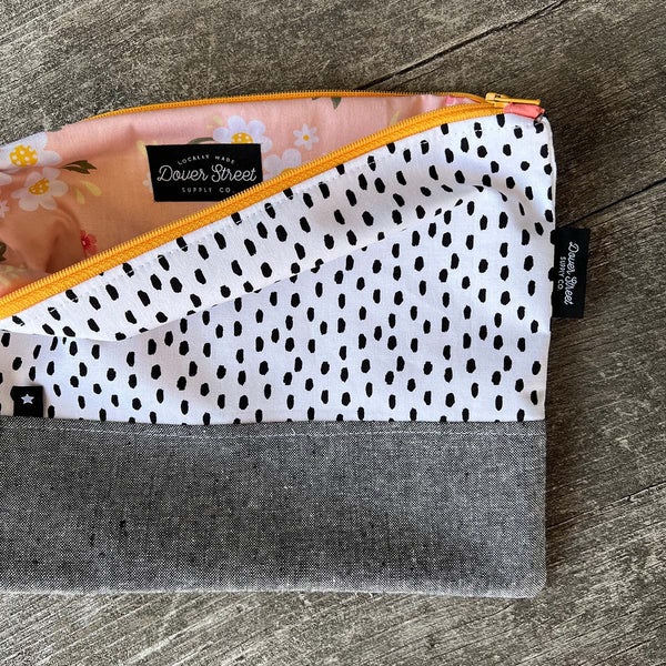 Black Dot Notions Pouch - Large