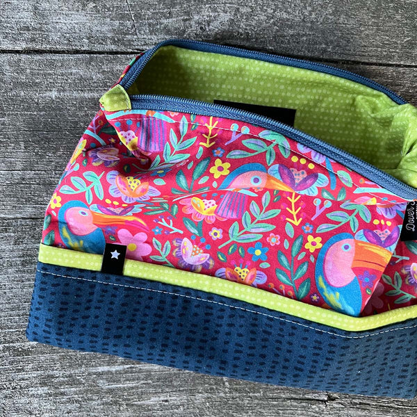 Toucans Notions Pouch - Medium