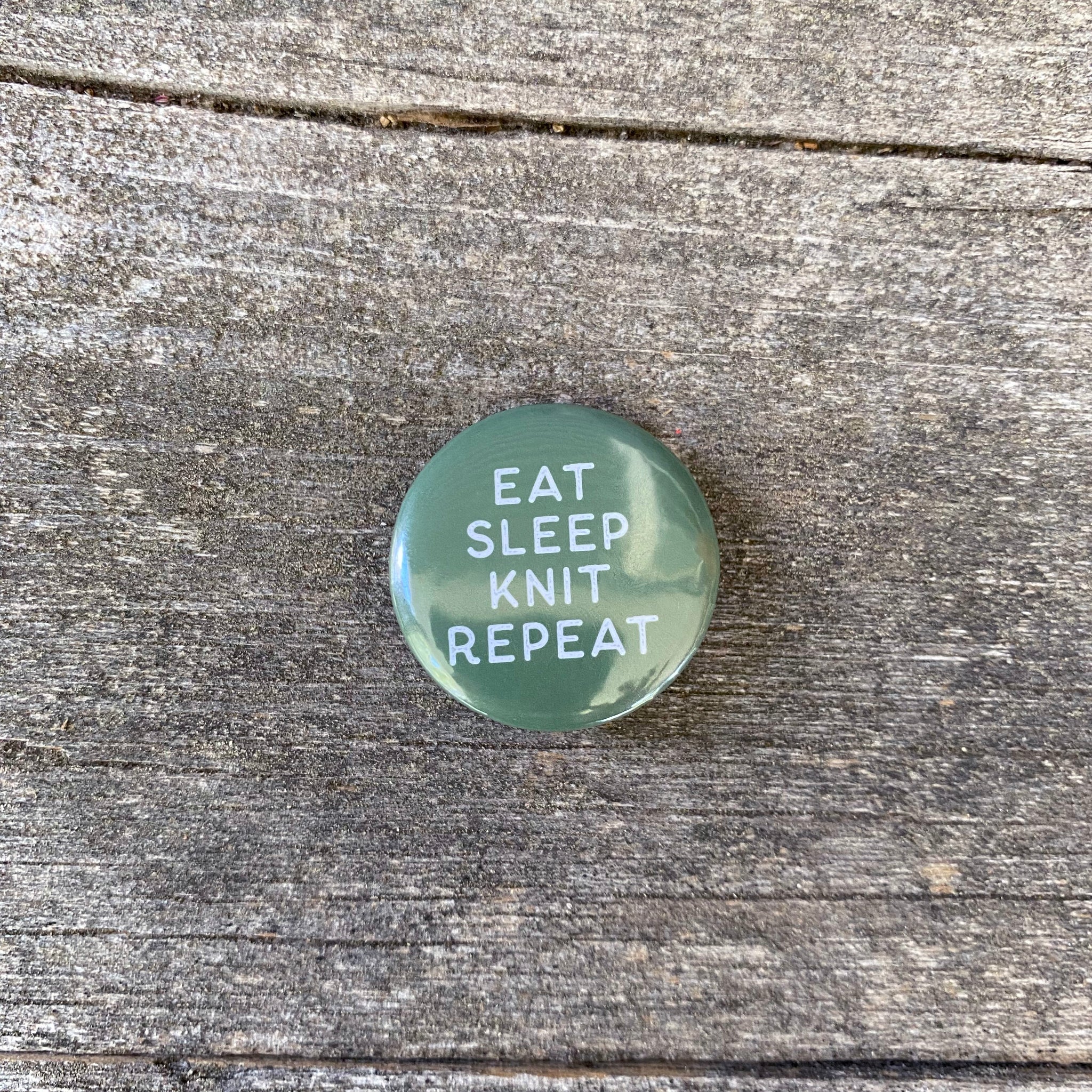 Eat Sleep Knit Repeat  - Maker Flair